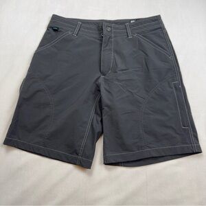 KUHL Men's Renegade Shorts Size 34 Carbon Nylon Spandex Outdoor Hiking Cargo EUC